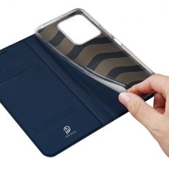 Lacné Kryty | Peňaženkové puzdro Dux Ducis Skin Pro modré – Xiaomi Redmi 13C / Xiaomi Poco C65 | Lacné Kryty