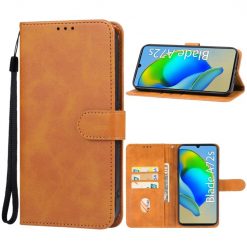 Lacné Kryty | Peňaženkové puzdro Splendid case hnedé – ZTE Blade A72s | Lacné Kryty