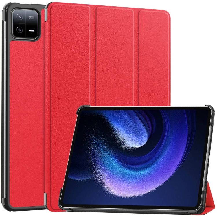 Knižkové puzdro Pure case červené – Xiaomi Pad 6 / 6 Pro