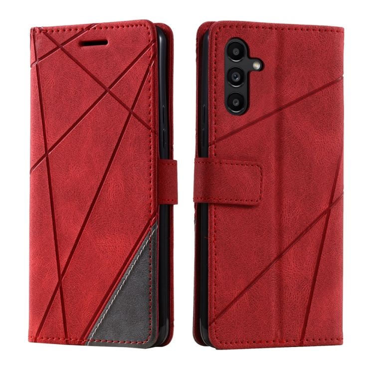 E-shop Knižkové puzdro Rhombus červené – Samsung Galaxy A05s