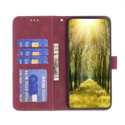 Knižkové puzdro Rhombus červené – Samsung Galaxy S24 Ultra | Lacné Kryty Lacné Kryty | Knižkové puzdro Rhombus červené – Samsung Galaxy S24 Ultra | Lacné Kryty