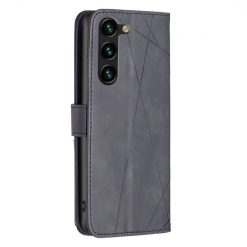 Knižkové puzdro Rhombus čierne – Samsung Galaxy S24+ (S24 Plus) | Lacné Kryty Lacné Kryty | Knižkové puzdro Rhombus čierne – Samsung Galaxy S24+ (S24 Plus) | Lacné Kryty