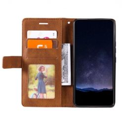 Knižkové puzdro Rhombus hnedé – Samsung Galaxy A05s | Lacné Kryty Lacné Kryty | Knižkové puzdro Rhombus hnedé – Samsung Galaxy A05s | Lacné Kryty