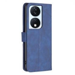 Knižkové puzdro Rhombus modré – Honor X7b | Lacné Kryty Lacné Kryty | Knižkové puzdro Rhombus modré – Honor X7b | Lacné Kryty