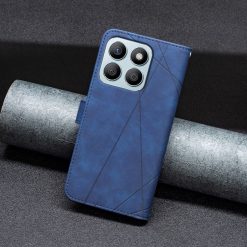Knižkové puzdro Rhombus modré – Honor X8b | Lacné Kryty Lacné Kryty | Knižkové puzdro Rhombus modré – Honor X8b | Lacné Kryty