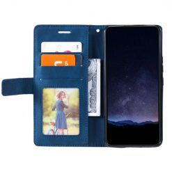 Lacné Kryty | Knižkové puzdro Rhombus modré – Samsung Galaxy A05s | Lacné Kryty