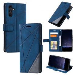 Knižkové puzdro Rhombus modré – Samsung Galaxy A15 4G/5G | Lacné Kryty Lacné Kryty | Knižkové puzdro Rhombus modré – Samsung Galaxy A15 4G/5G | Lacné Kryty