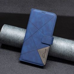 Knižkové puzdro Rhombus modré – Samsung Galaxy S24+ (S24 Plus) | Lacné Kryty Lacné Kryty | Knižkové puzdro Rhombus modré – Samsung Galaxy S24+ (S24 Plus) | Lacné Kryty