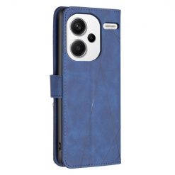 Lacné Kryty | Knižkové puzdro Rhombus modré – Xiaomi Redmi Note 13 Pro+ 5G | Lacné Kryty