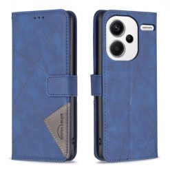 Lacné Kryty | Knižkové puzdro Rhombus modré – Xiaomi Redmi Note 13 Pro+ 5G | Lacné Kryty