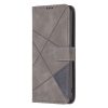 Lacné Kryty | Knižkové puzdro Rhombus čierne – Samsung Galaxy A25 5G | Lacné Kryty