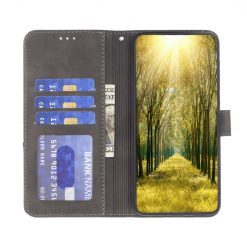 Knižkové puzdro Rhombus sivé – Samsung Galaxy A25 5G | Lacné Kryty Lacné Kryty | Knižkové puzdro Rhombus sivé – Samsung Galaxy A25 5G | Lacné Kryty