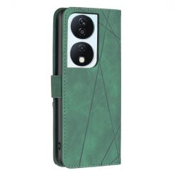 Knižkové puzdro Rhombus zelené – Honor X7b | Lacné Kryty Lacné Kryty | Knižkové puzdro Rhombus zelené – Honor X7b | Lacné Kryty