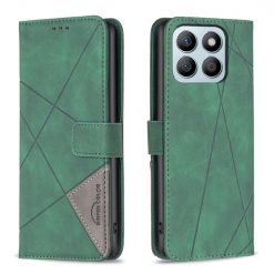 Lacné Kryty | Knižkové puzdro Rhombus zelené – Honor X8b | Lacné Kryty