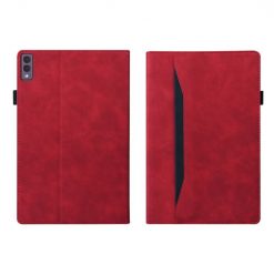 Lacné Kryty | Knižkové puzdro Slot case červené – Lenovo Tab M10 5G | Lacné Kryty