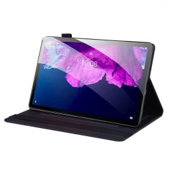Lacné Kryty | Knižkové puzdro Slot case čierne – Lenovo Tab M10 5G | Lacné Kryty