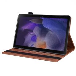 Lacné Kryty | Knižkové puzdro Slot case hnedé – Lenovo Tab M11 | Lacné Kryty