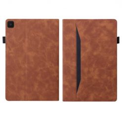 Lacné Kryty | Knižkové puzdro Slot case hnedé – Samsung Galaxy Tab A7 Lite | Lacné Kryty