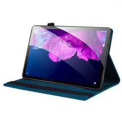 Lacné Kryty | Knižkové puzdro Slot case modré – Lenovo Tab M10 5G | Lacné Kryty