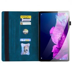 Lacné Kryty | Knižkové puzdro Slot case modré – Lenovo Tab M10 5G | Lacné Kryty