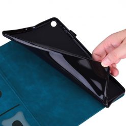 Lacné Kryty | Knižkové puzdro Slot case modré – Samsung Galaxy Tab A7 Lite | Lacné Kryty