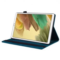 Lacné Kryty | Knižkové puzdro Slot case modré – Samsung Galaxy Tab A7 Lite | Lacné Kryty