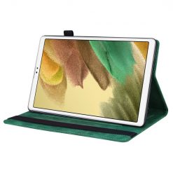 Lacné Kryty | Knižkové puzdro Slot case zelené – Samsung Galaxy Tab A7 Lite | Lacné Kryty