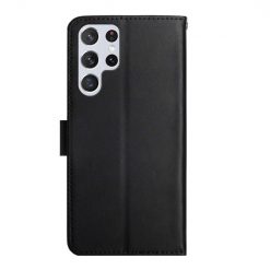 Lacné Kryty | Kožené puzdro Business leather case čierne – Samsung Galaxy S24 Ultra | Lacné Kryty