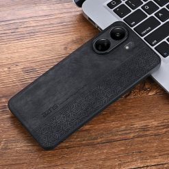 Lacné Kryty | Kryt AZNS Embossed Skin case čierny – Xiaomi Redmi 13C / Xiaomi Poco C65 | Lacné Kryty