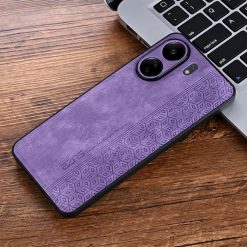 Lacné Kryty | Kryt AZNS Embossed Skin case fialový – Xiaomi Redmi 13C / Xiaomi Poco C65 | Lacné Kryty