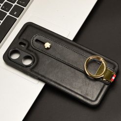 Lacné Kryty | Kryt Wristband Case čierny – Xiaomi Redmi 13C / Xiaomi Poco C65 | Lacné Kryty