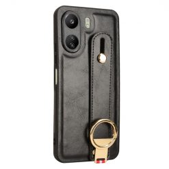 Lacné Kryty | Kryt Wristband Case čierny – Xiaomi Redmi 13C / Xiaomi Poco C65 | Lacné Kryty
