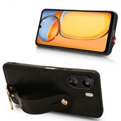 Lacné Kryty | Kryt Wristband Case čierny – Xiaomi Redmi 13C / Xiaomi Poco C65 | Lacné Kryty