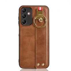 Lacné Kryty | Kryt Wristband Case hnedý – Samsung Galaxy A15 4G/5G | Lacné Kryty