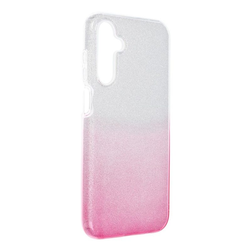 Lacné Kryty | Ligotavý Kryt Shining case transparentno-ružový – Samsung Galaxy A15 4G/5G