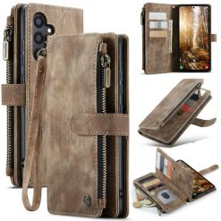 Multifunkčné peňaženkové puzdro CaseMe hnedé – Samsung Galaxy S24+ (S24 Plus) | Lacné Kryty Lacné Kryty | Multifunkčné peňaženkové puzdro CaseMe hnedé – Samsung Galaxy S24+ (S24 Plus) | Lacné Kryty