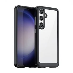Lacné Kryty | Odolný Kryt Punk armor case sivý – Samsung Galaxy S24 | Lacné Kryty