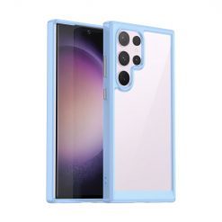 Lacné Kryty | Ochranný kryt Colorful Acrylic case modrý – Samsung Galaxy S24 Ultra | Lacné Kryty