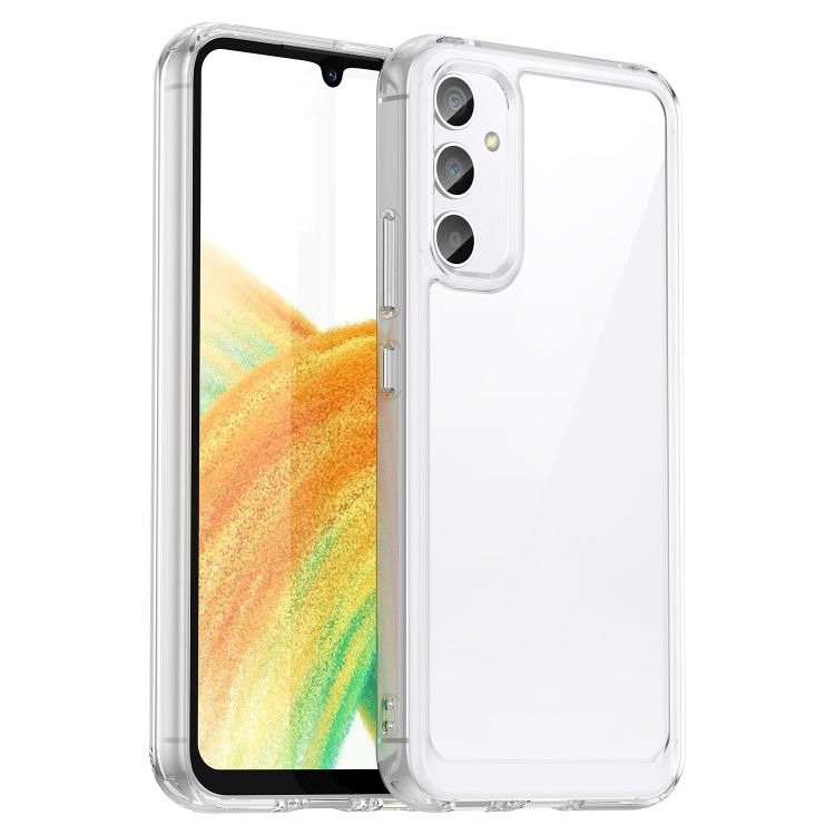 Ochranný kryt Colorful Acrylic case transparentný – Samsung Galaxy A25 5G