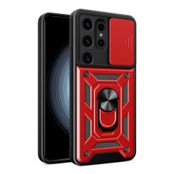 Odolný kryt CamCover Armor červený – Samsung Galaxy S24 Ultra