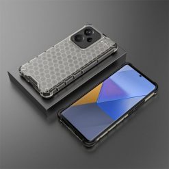 Odolný kryt Honeycomb Armor čierny – Xiaomi Redmi Note 13 Pro+ 5G | Lacné Kryty Lacné Kryty | Odolný kryt Honeycomb Armor čierny – Xiaomi Redmi Note 13 Pro+ 5G | Lacné Kryty
