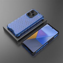 Lacné Kryty | Odolný kryt Honeycomb Armor modrý – Xiaomi Redmi Note 13 Pro+ 5G | Lacné Kryty