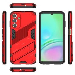 Lacné Kryty | Odolný Kryt Punk armor case červený – Samsung Galaxy A15 4G/5G | Lacné Kryty