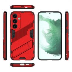 Odolný Kryt Punk armor case červený – Samsung Galaxy S24+ (S24 Plus) | Lacné Kryty Lacné Kryty | Odolný Kryt Punk armor case červený – Samsung Galaxy S24+ (S24 Plus) | Lacné Kryty