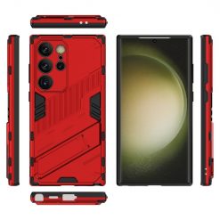 Odolný Kryt Punk armor case červený – Samsung Galaxy S24 Ultra | Lacné Kryty Lacné Kryty | Odolný Kryt Punk armor case červený – Samsung Galaxy S24 Ultra | Lacné Kryty