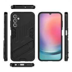 Lacné Kryty | Odolný Kryt Punk armor case čierny – Samsung Galaxy A25 5G | Lacné Kryty
