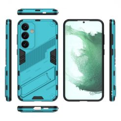 Lacné Kryty | Odolný Kryt Punk armor case modrý – Samsung Galaxy S24+ (S24 Plus) | Lacné Kryty