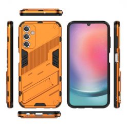 Lacné Kryty | Odolný Kryt Punk armor case oranžový – Samsung Galaxy A25 5G | Lacné Kryty
