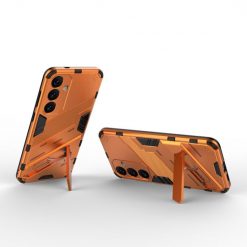 Lacné Kryty | Odolný Kryt Punk armor case oranžový – Samsung Galaxy S24+ (S24 Plus) | Lacné Kryty