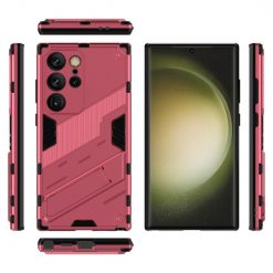 Lacné Kryty | Odolný Kryt Punk armor case ružový – Samsung Galaxy S24 Ultra | Lacné Kryty